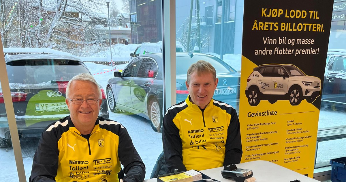 Takk til alle som har støttet Billotteriet 2023! / Raufoss
